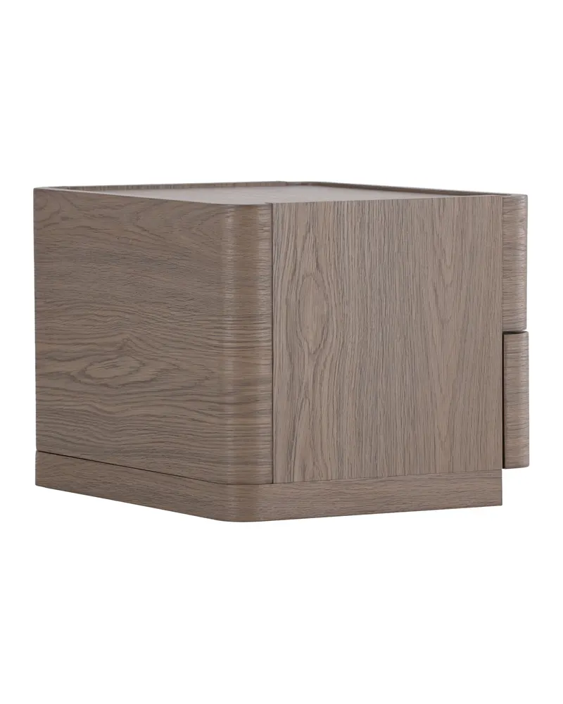 Noble Kommode mit gerundeten Seitenkanten in 40 × 36 × 50 cm, Mokka, Ansicht 12