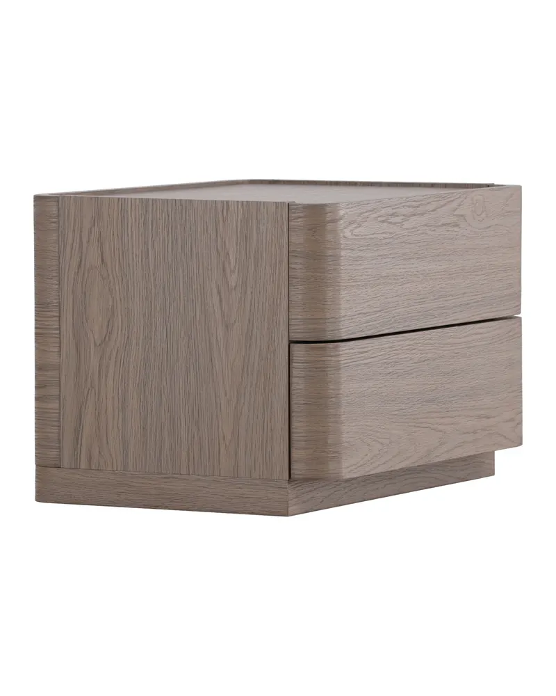 Noble Kommode mit gerundeten Seitenkanten in 40 × 36 × 50 cm, Mokka, Ansicht 3