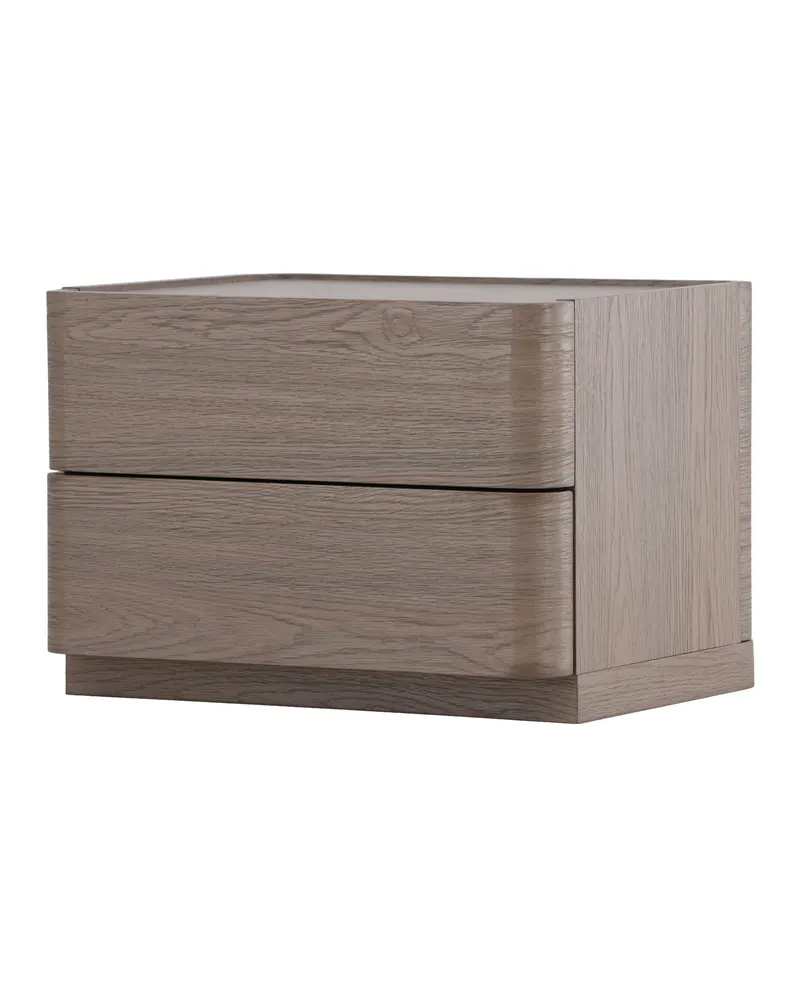 Noble Kommode mit gerundeten Seitenkanten in 40 × 36 × 50 cm, Mokka, Ansicht 5