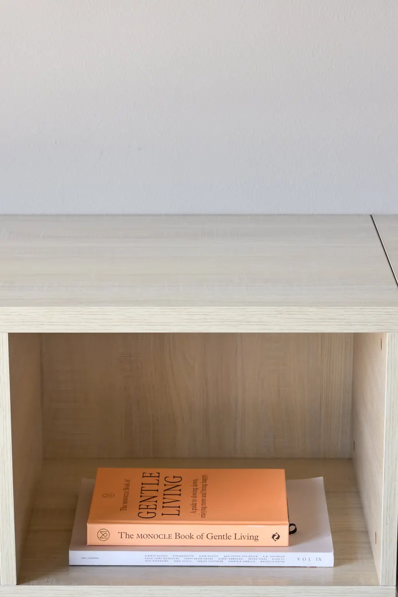 Nomi Lowboard mit Schubladen und offenen Fächern, im Wohnraum, Ansicht 3