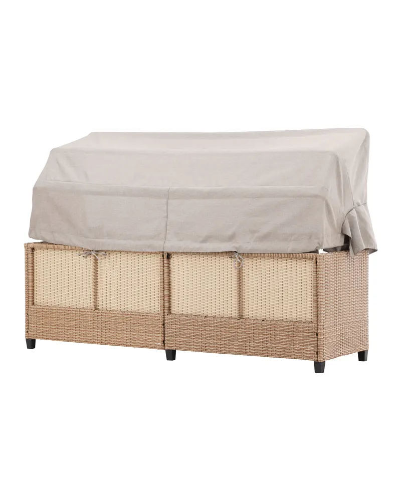 Nopy Sonnenliege mit Sonnendach in Beige, Ansicht 8