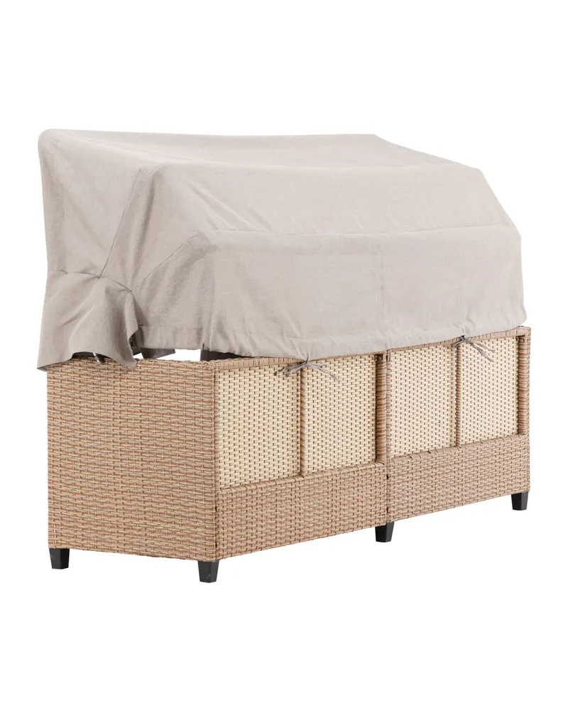 Nopy Sonnenliege mit Sonnendach in Beige, Ansicht 5