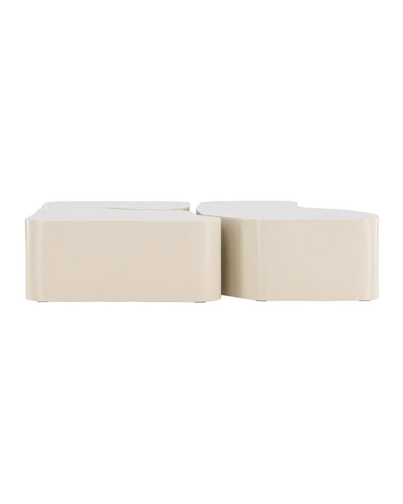 Nordland dreiteiliger Couchtisch in Beige, Ansicht 1
