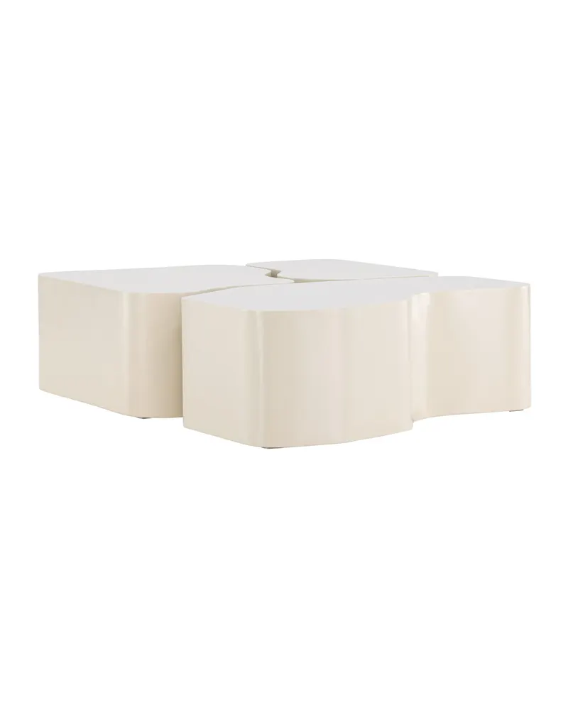 Nordland dreiteiliger Couchtisch in Beige, Ansicht 6