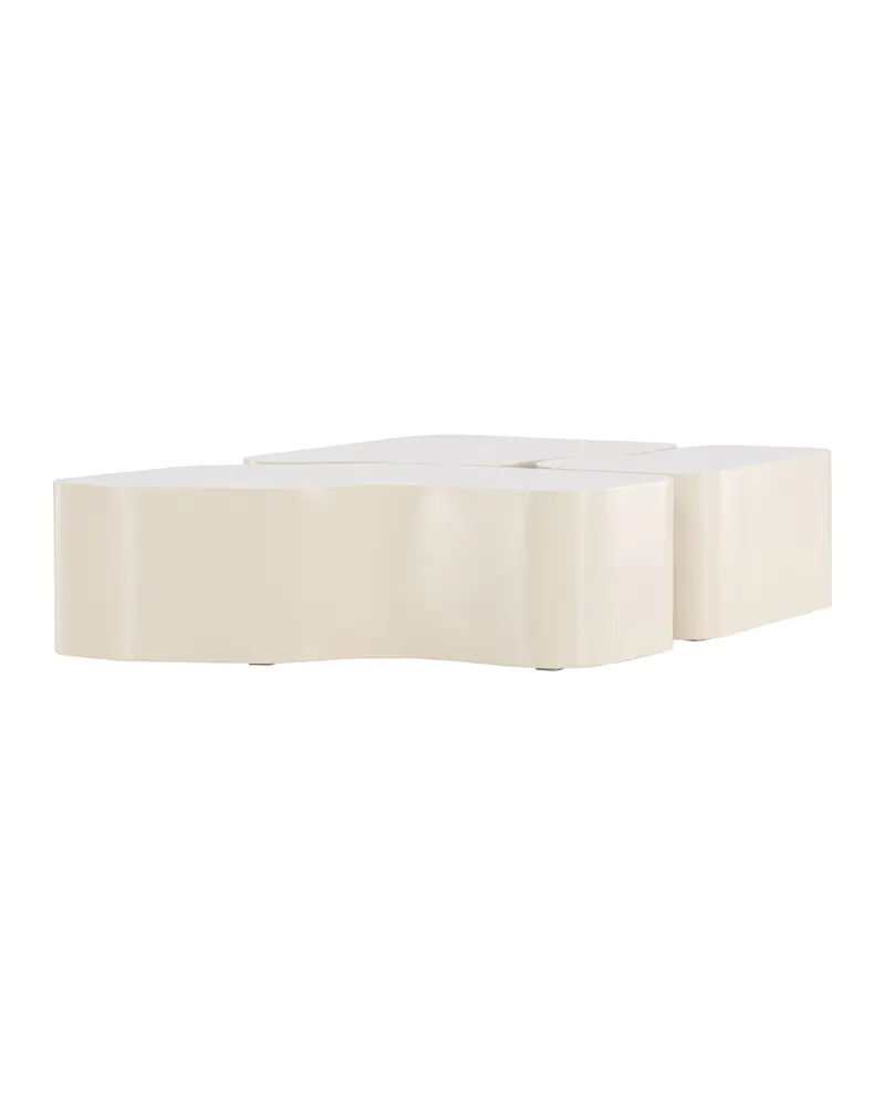 Nordland dreiteiliger Couchtisch in Beige, Ansicht 8