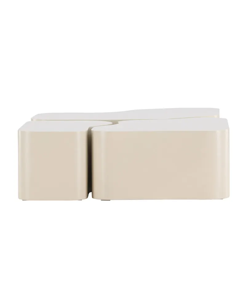 Nordland dreiteiliger Couchtisch in Beige, Ansicht 4