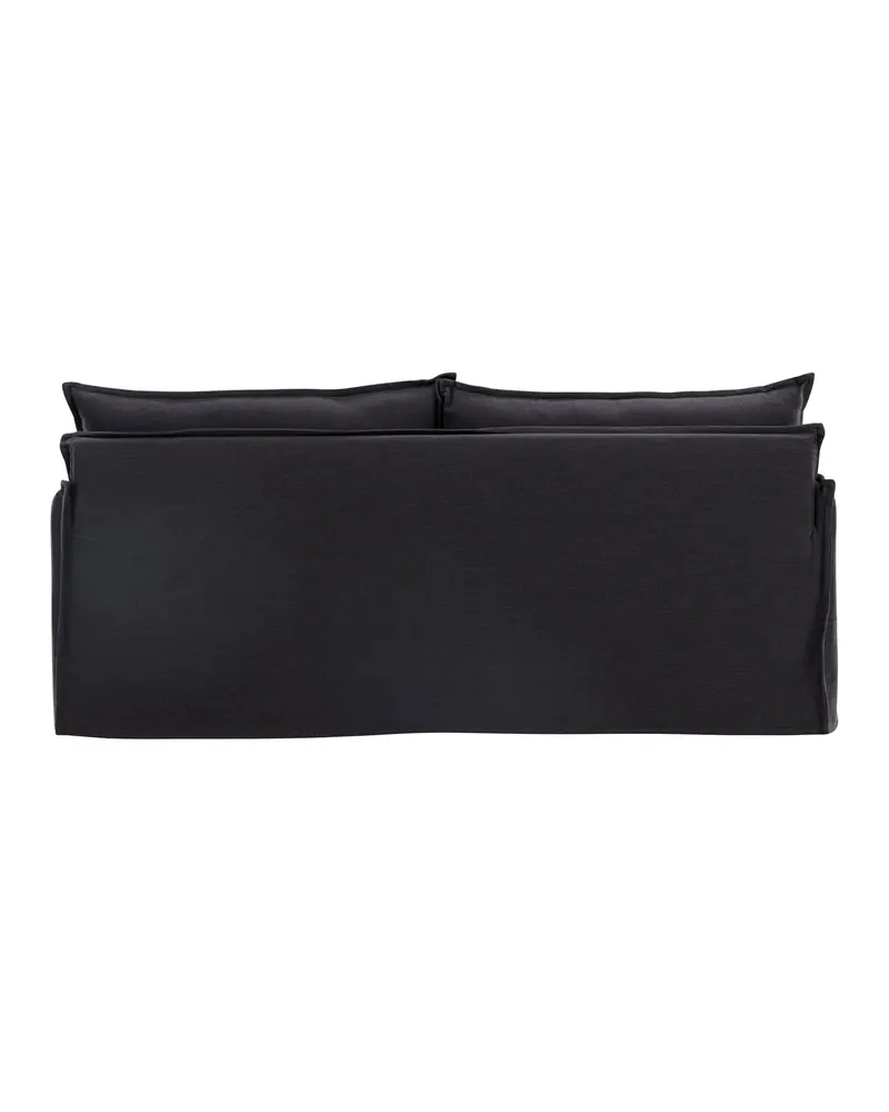 Nova 3-Sitzer-Sofa mit abnehmbarem Bezug in Schwarz, Ansicht 10