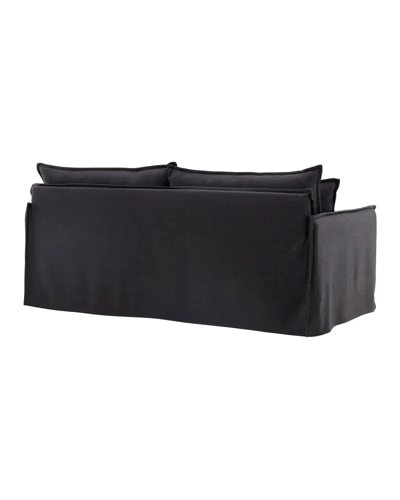 Nova 3-Sitzer-Sofa mit abnehmbarem Bezug in Schwarz, Ansicht 11