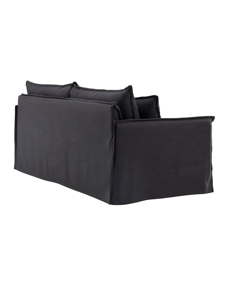 Nova 3-Sitzer-Sofa mit abnehmbarem Bezug in Schwarz, Ansicht 12