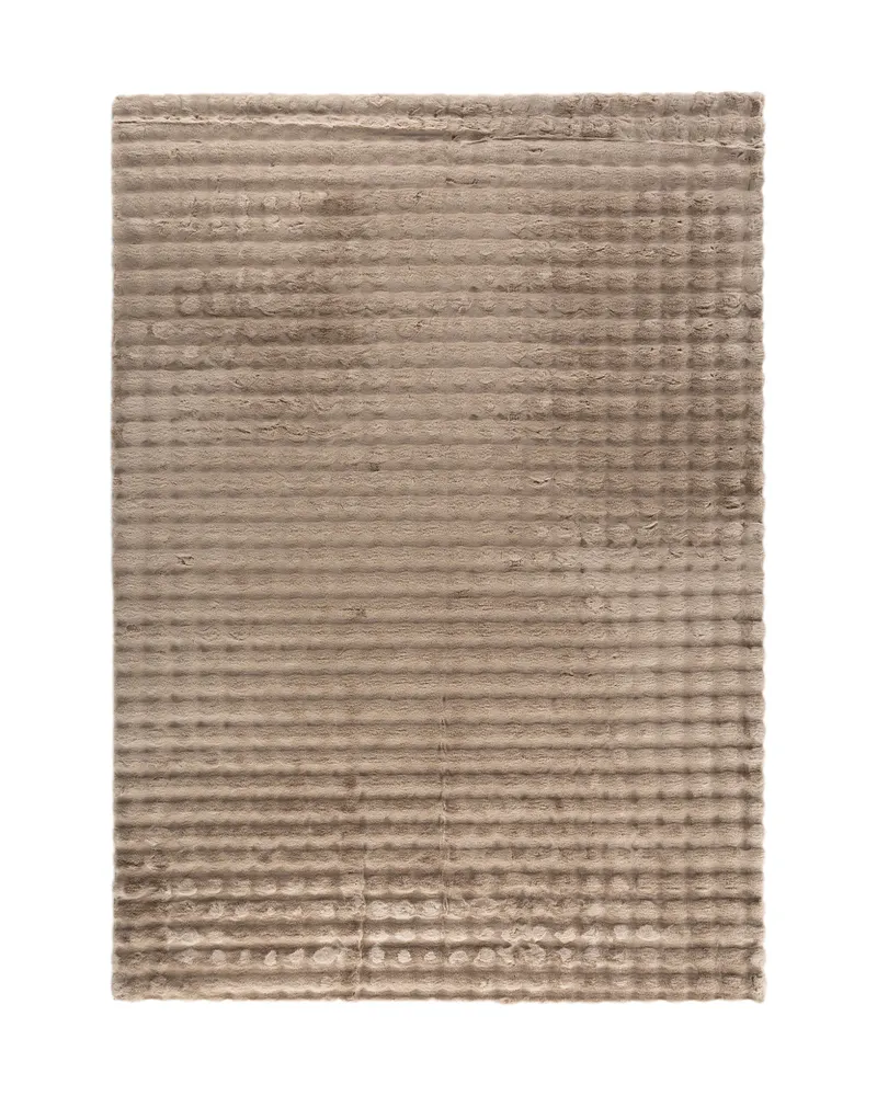 Novis Teppich 290 × 200 cm mit Karostruktur, Beige