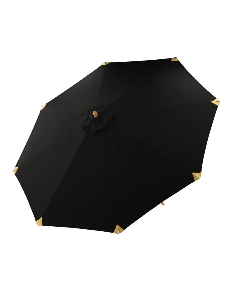 Nypo großer Sonnenschirm 330 × 330 cm in Schwarz, Ansicht 12