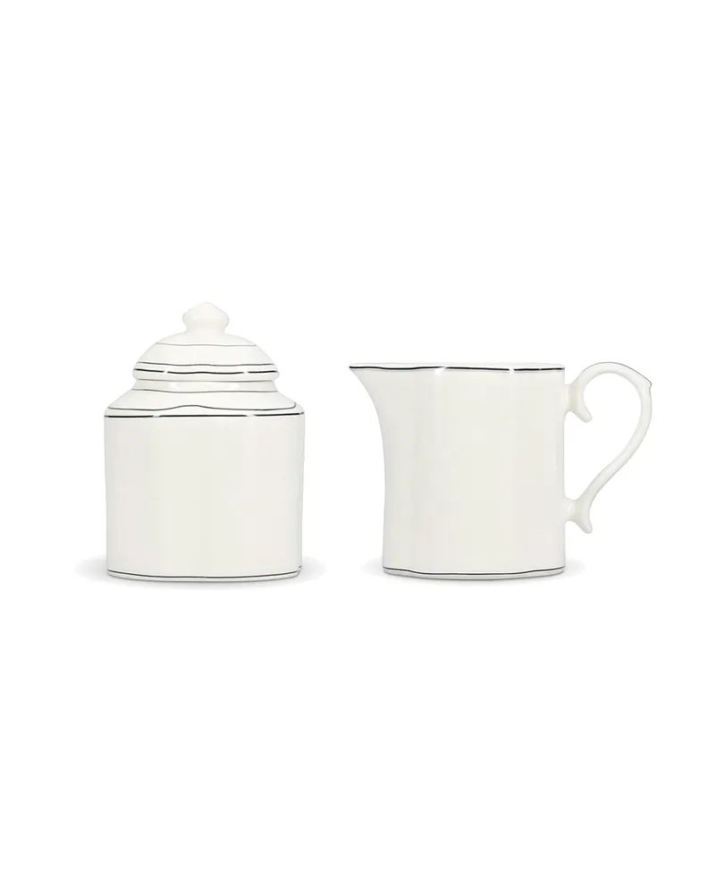 Odette Milchkännchen mit Zuckerdose aus New Bone China