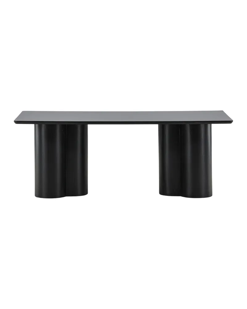 Olivia rechteckiger Couchtisch in Schwarz, Ansicht 1