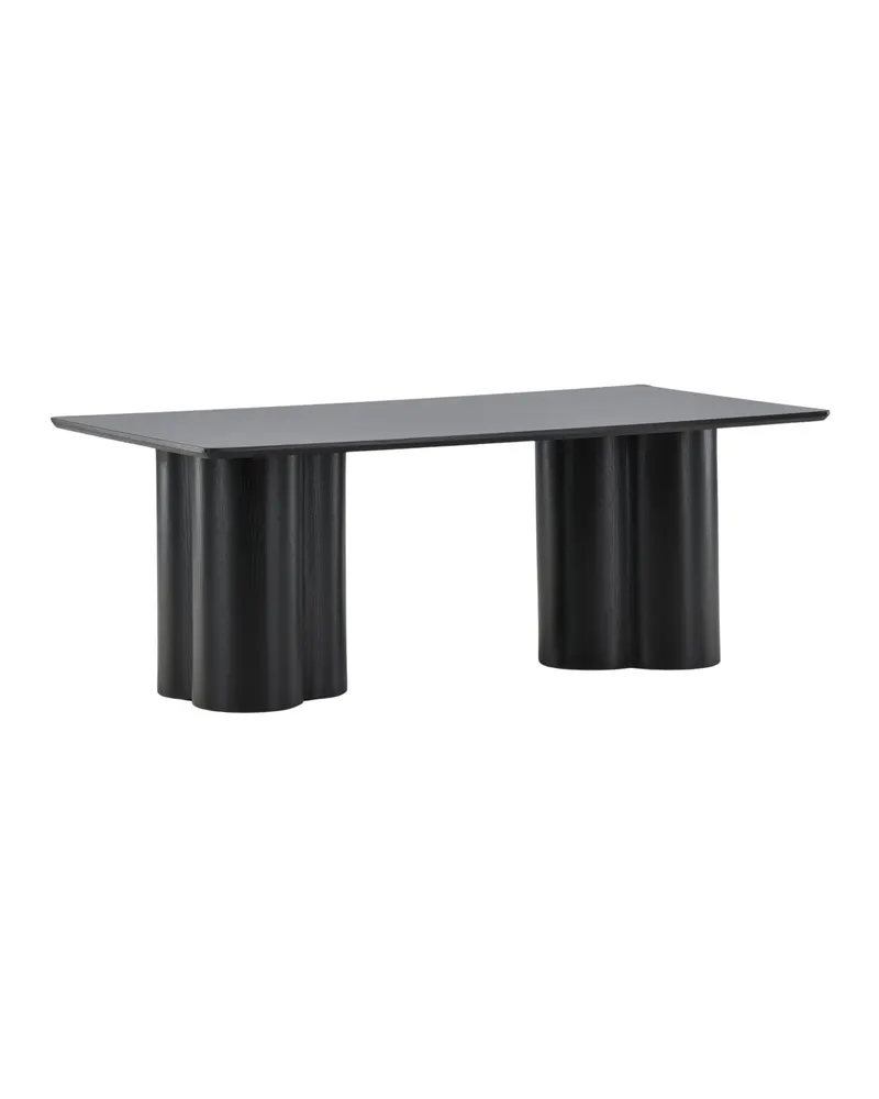 Olivia rechteckiger Couchtisch in Schwarz, Ansicht 2