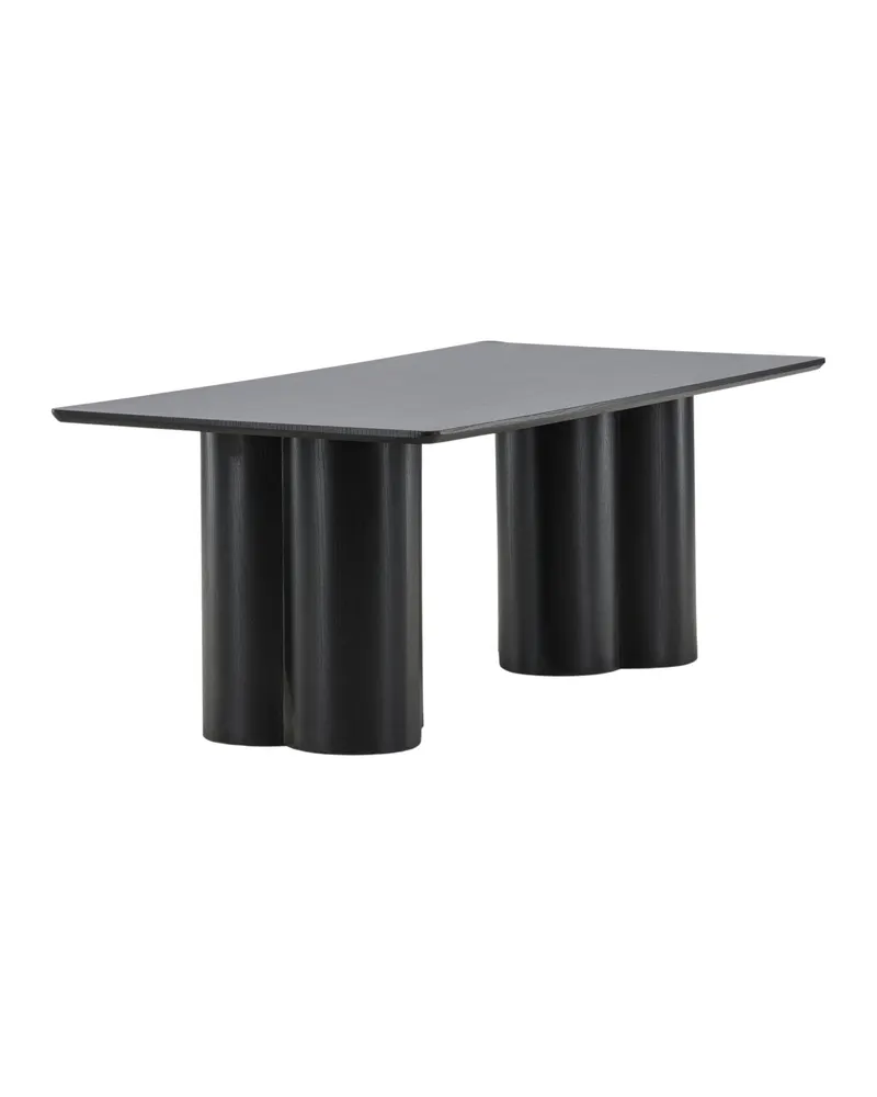 Olivia rechteckiger Couchtisch in Schwarz, Ansicht 3