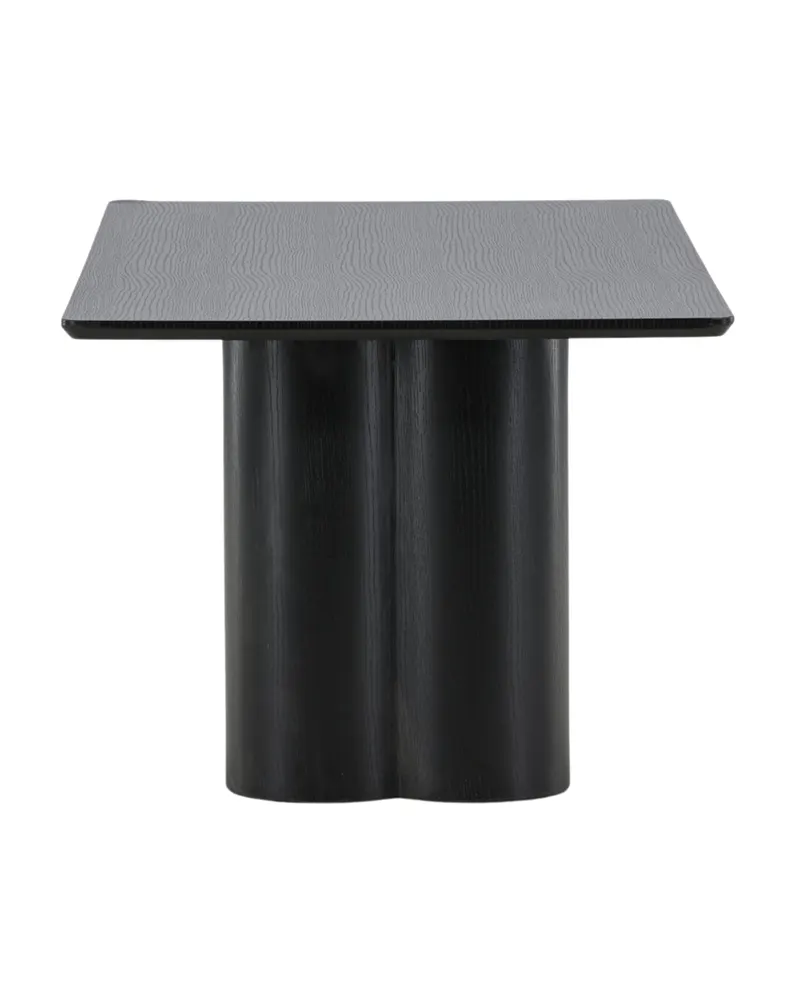 Olivia rechteckiger Couchtisch in Schwarz, Ansicht 4