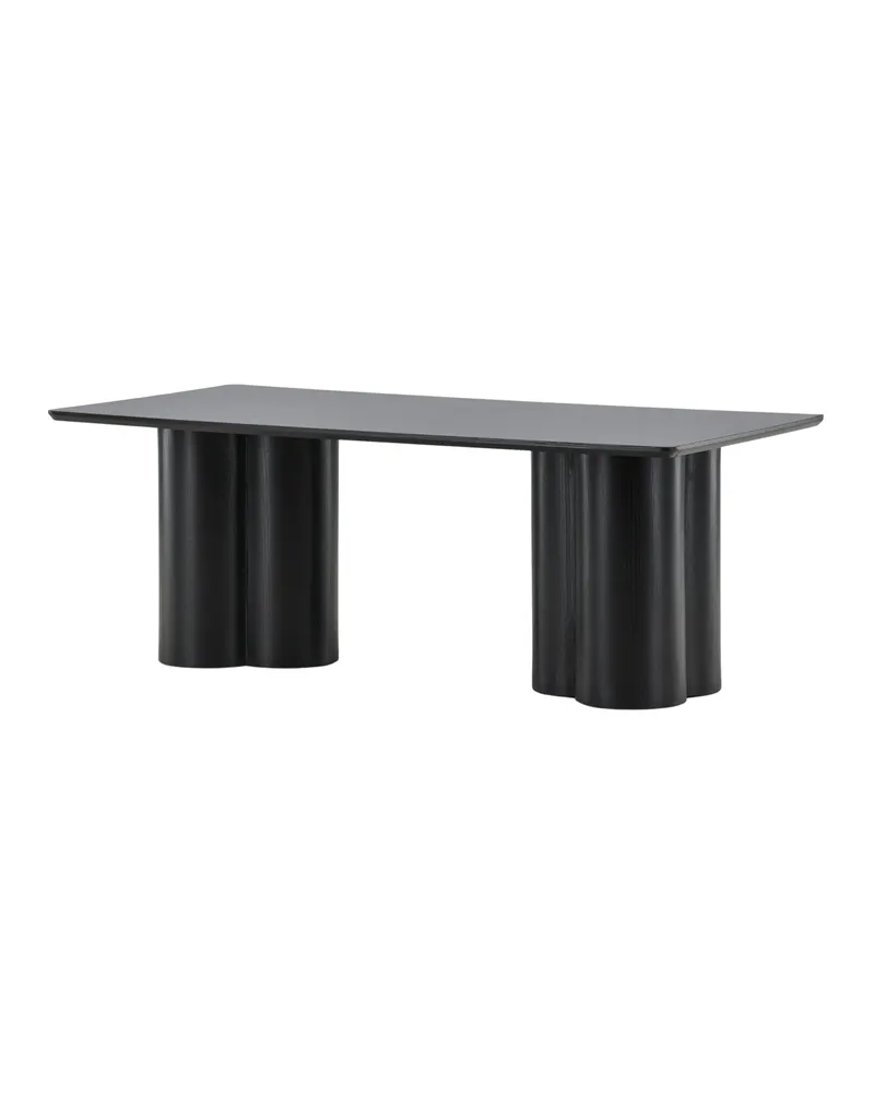 Olivia rechteckiger Couchtisch in Schwarz, Ansicht 5