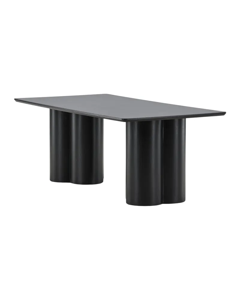 Olivia rechteckiger Couchtisch in Schwarz, Ansicht 6