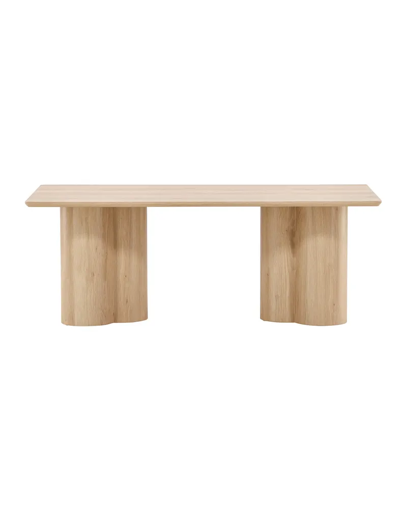 Olivia rechteckiger Couchtisch in Natur, Ansicht 9