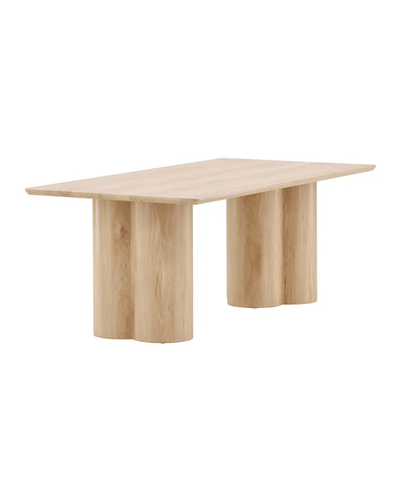 Olivia rechteckiger Couchtisch in Natur, Ansicht 2