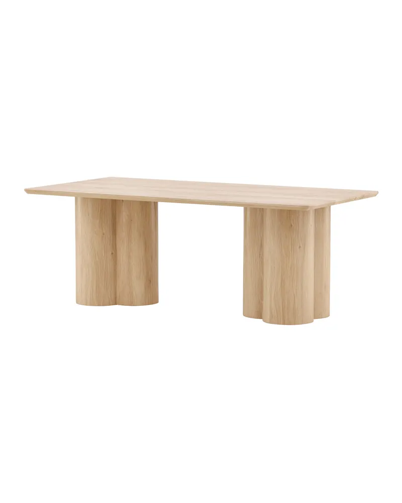 Olivia rechteckiger Couchtisch in Natur, Ansicht 4