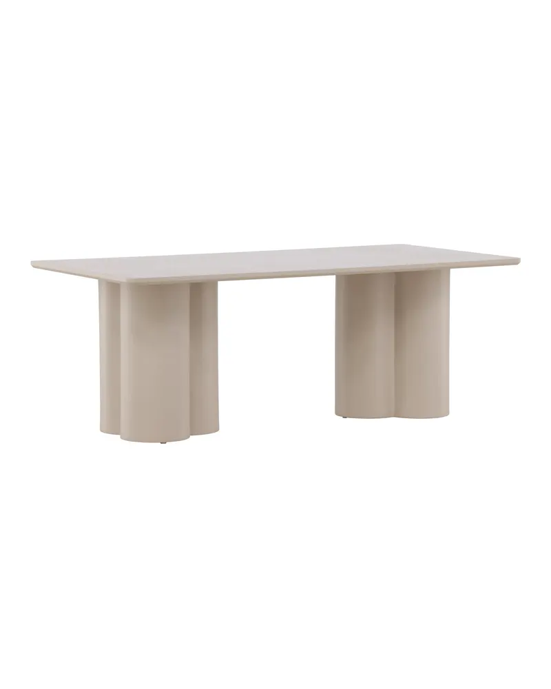 Olivia rechteckiger Couchtisch in Beige, Ansicht 1