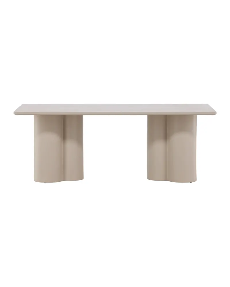 Olivia rechteckiger Couchtisch in Beige, Ansicht 2
