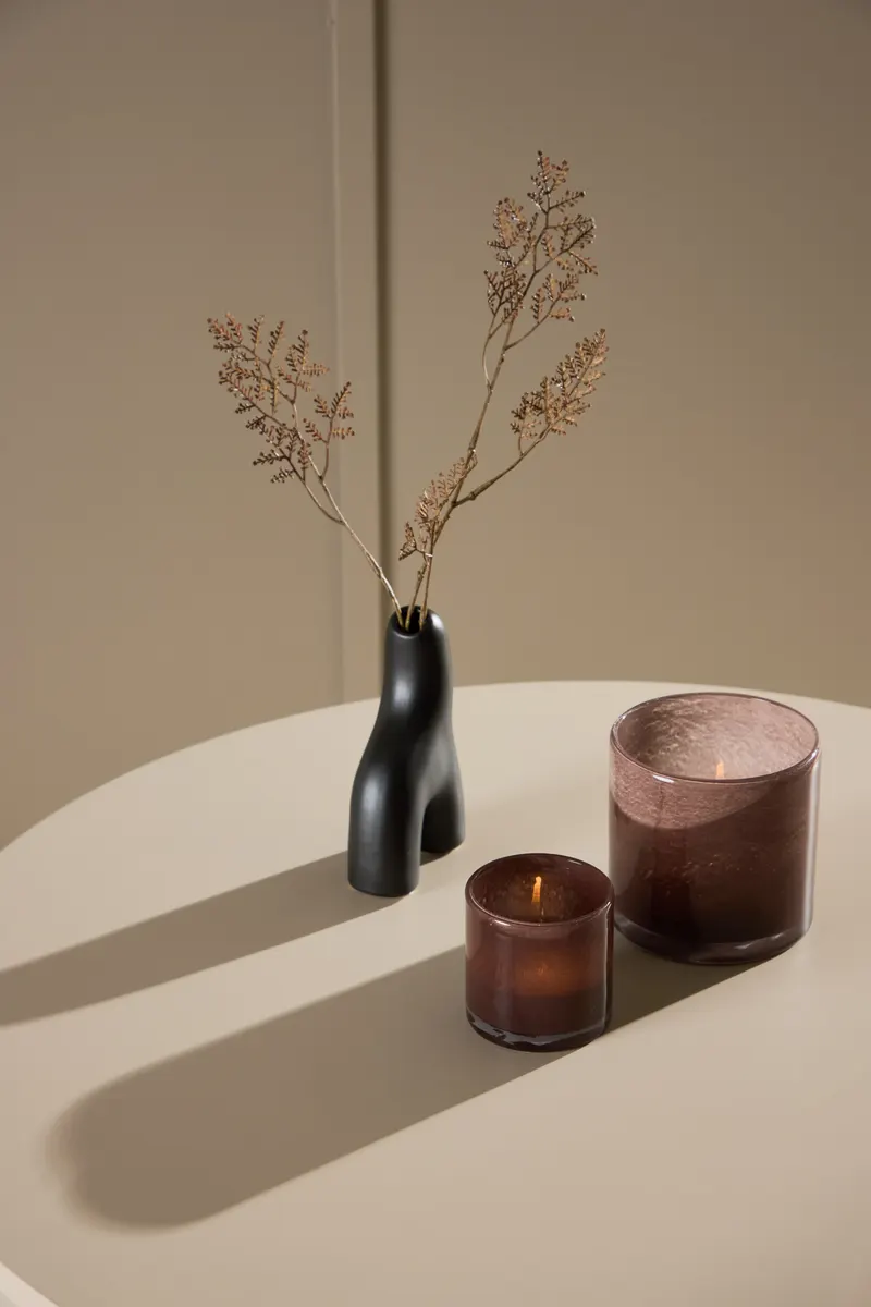 Olivia runder Couchtisch in Beige, im Wohnraum, Ansicht 3