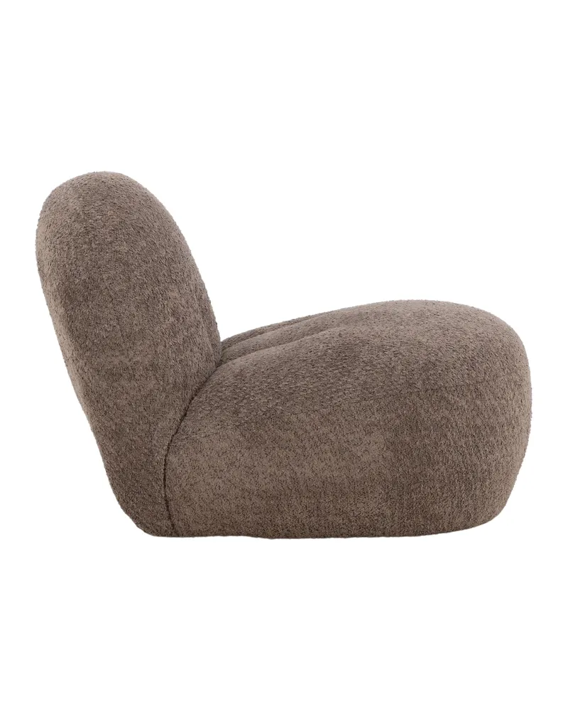 Omaha Loungesessel aus Bouclé, Ansicht 2