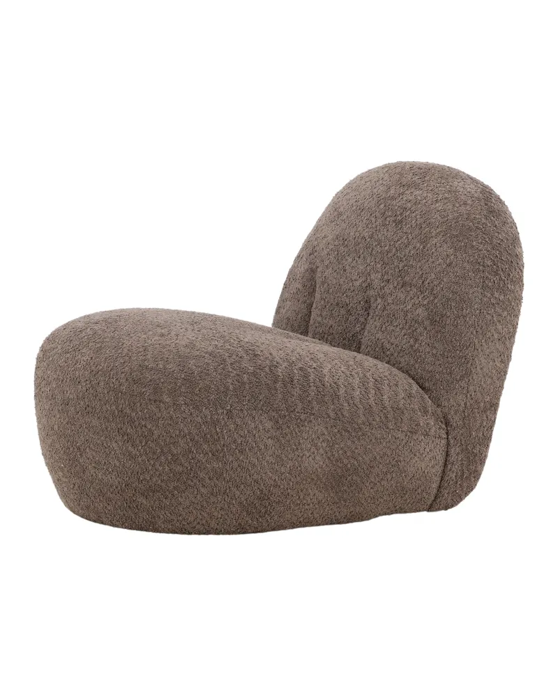 Omaha Loungesessel aus Bouclé, Ansicht 3