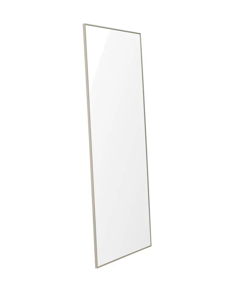 Orlando Wandspiegel, rechteckig mit schmalem Rahmen in 3 × 190 × 85 cm, Beige, Ansicht 3