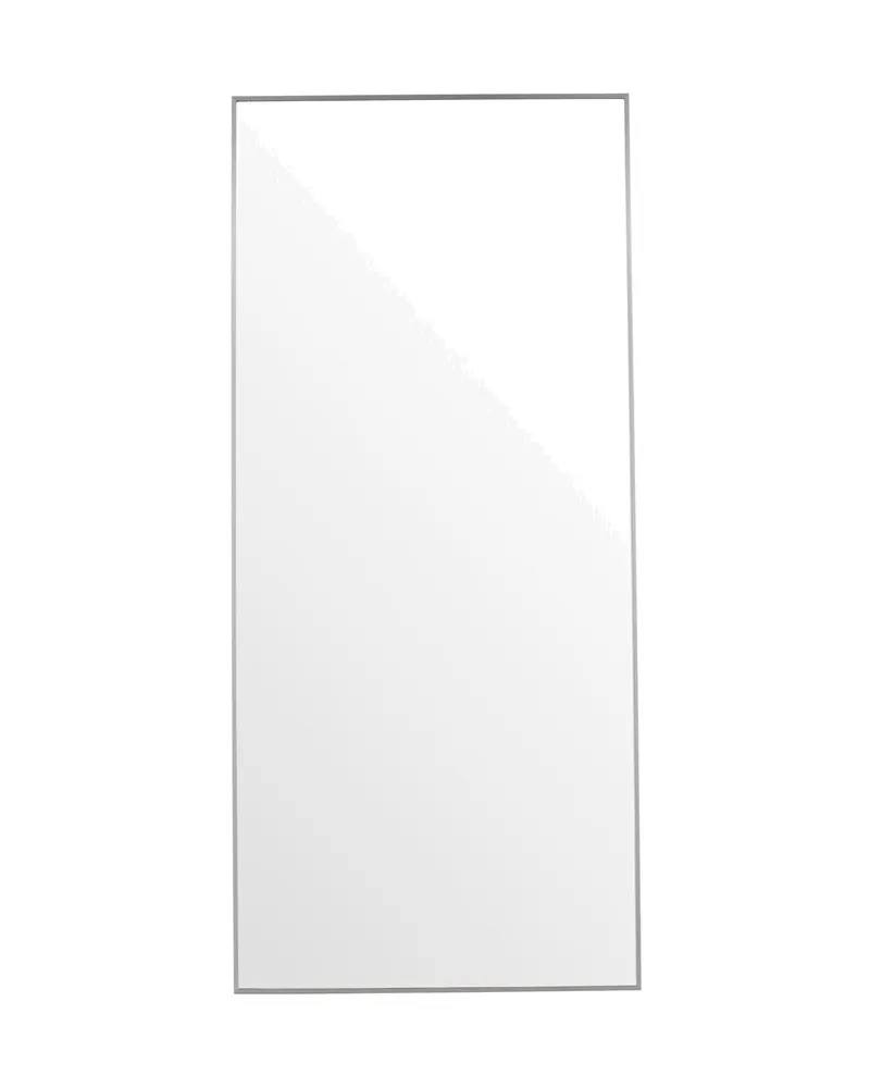 Orlando Wandspiegel, rechteckig mit schmalem Rahmen in 3 × 190 × 85 cm, Silber, Ansicht 1