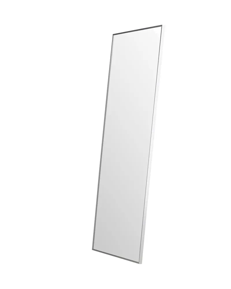 Orlando Wandspiegel, rechteckig mit schmalem Rahmen in 3 × 190 × 85 cm, Silber, Ansicht 3