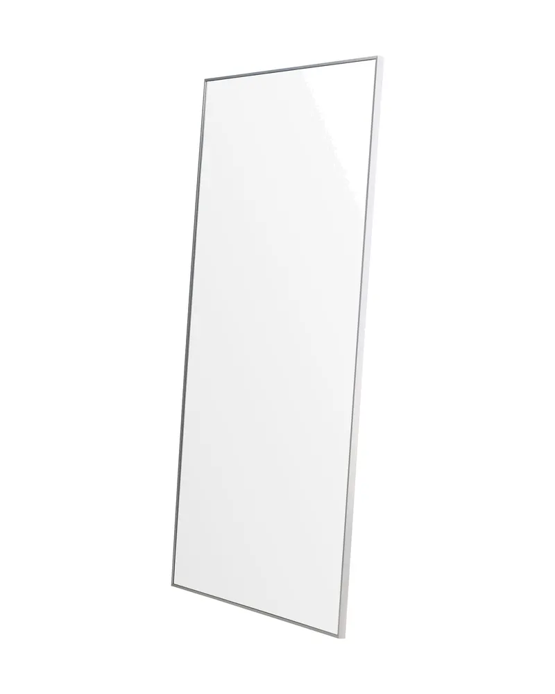 Orlando Wandspiegel, rechteckig mit schmalem Rahmen in 3 × 190 × 120 cm, Silber, Ansicht 3