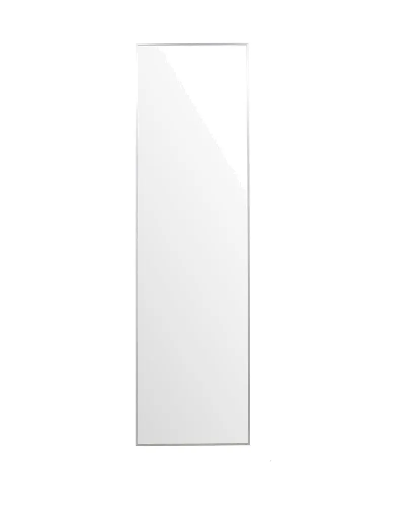 Orlando Wandspiegel, rechteckig mit schmalem Rahmen in 3 × 195 × 55 cm, Silber, Ansicht 1