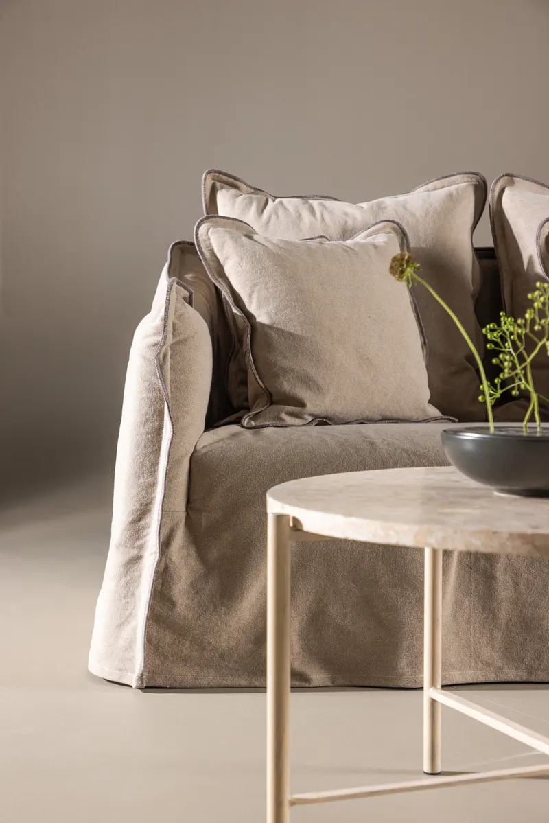 Oskarshamn 3-Sitzer-Sofa mit Baumwollbezug, im Wohnraum, Ansicht 5