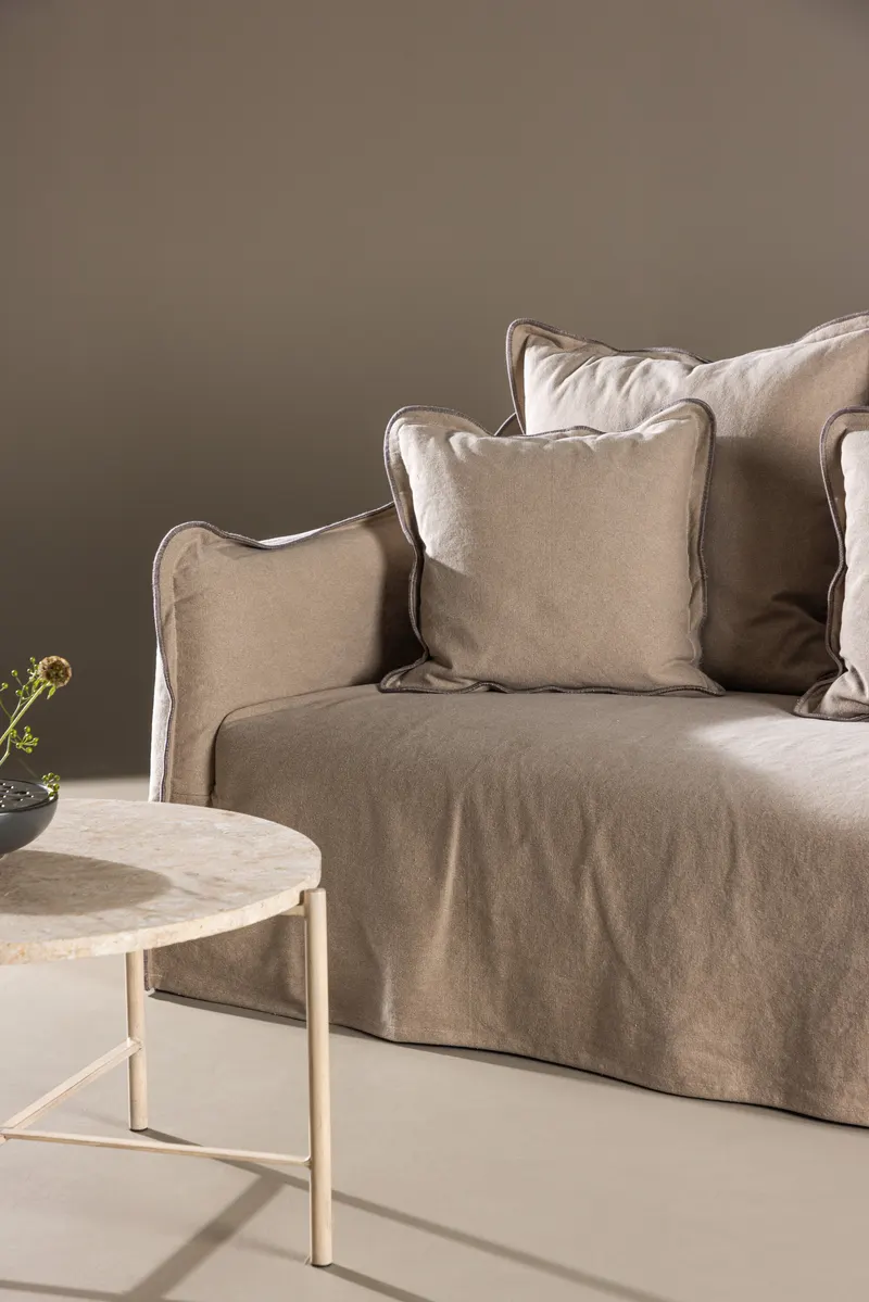 Oskarshamn 3-Sitzer-Sofa mit Baumwollbezug, im Wohnraum, Ansicht 3