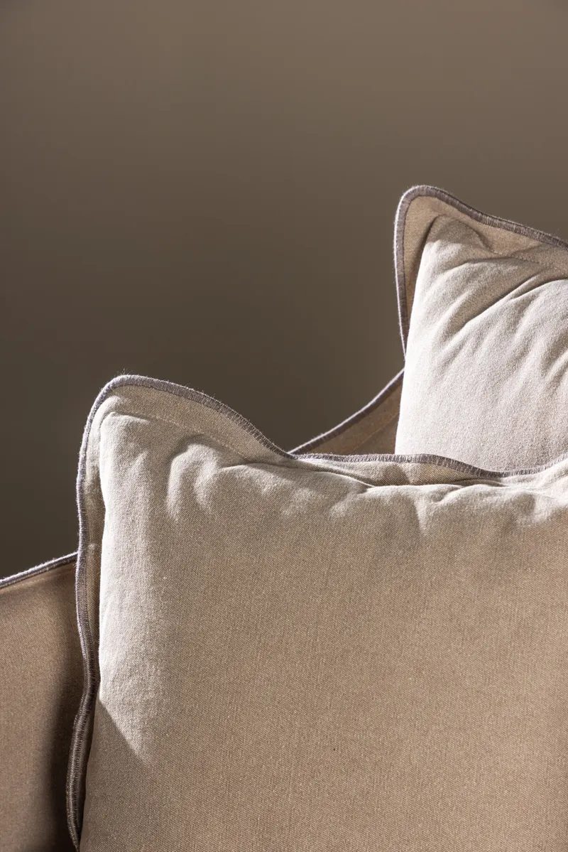 Oskarshamn 3-Sitzer-Sofa mit Baumwollbezug, im Wohnraum, Ansicht 4