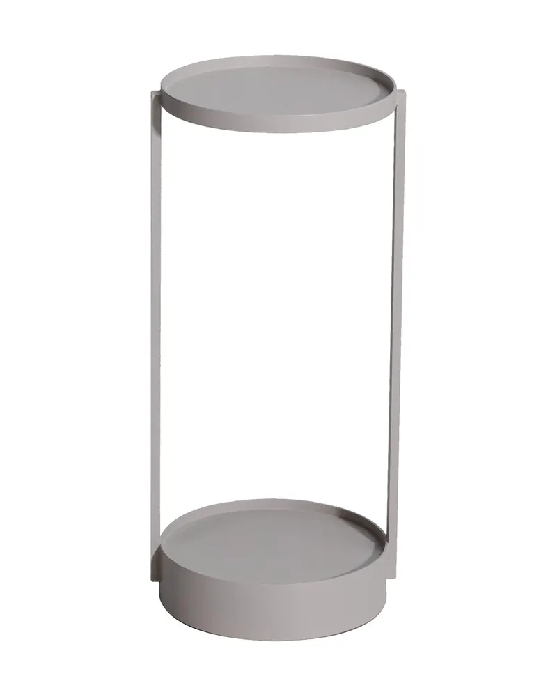 Outdoor-Beistelltisch Reed, Hellbeige