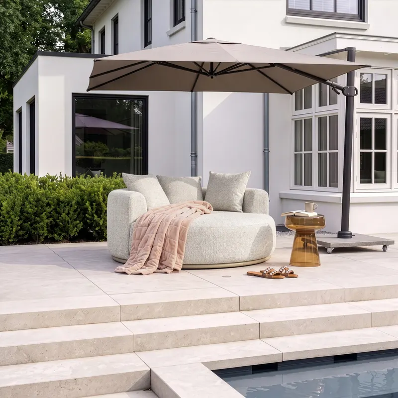 Outdoor-Daybed Belucci, Ecru von Richmond Interiors, Wohnbeispiel 9, im Wohnraum