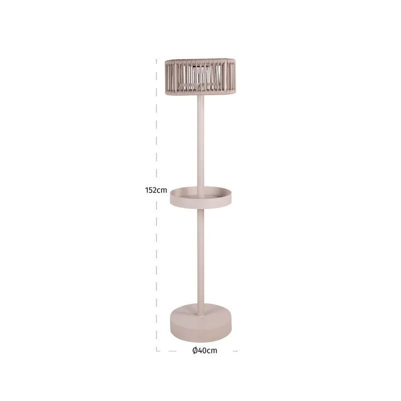 Outdoor-Stehleuchte Lunar, Hellbeige von Richmond Interiors, Maßzeichnung 12