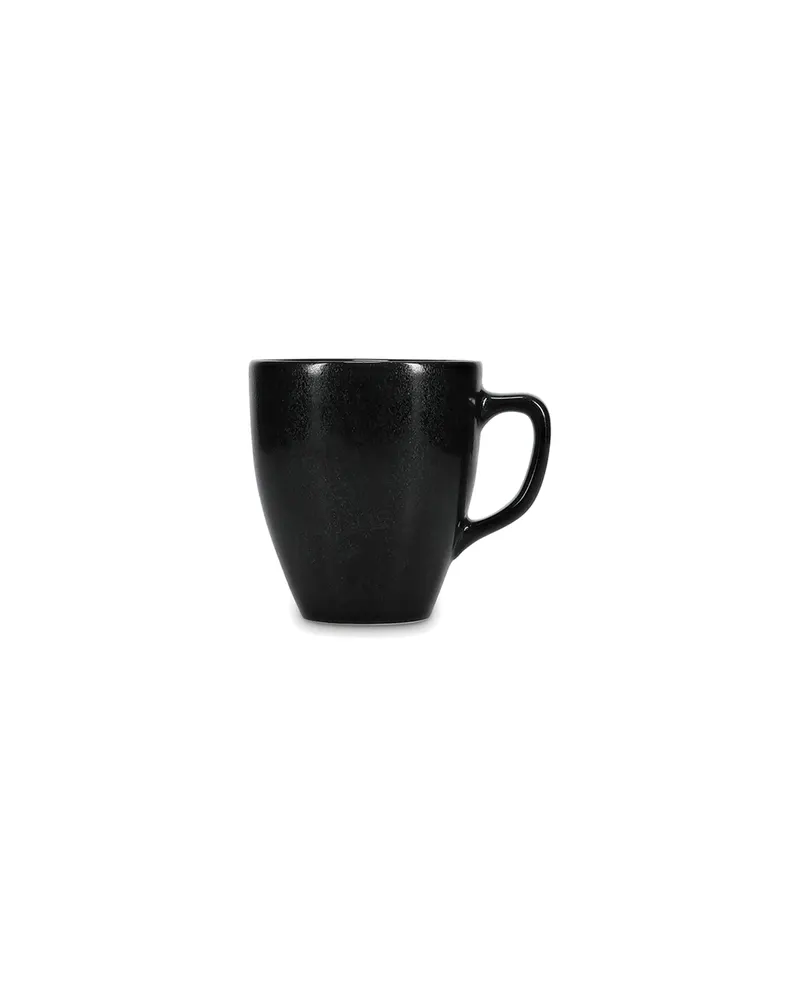 Ovio Becher aus Porzellan mit 450 ml, Schwarz oder Dunkelbraun