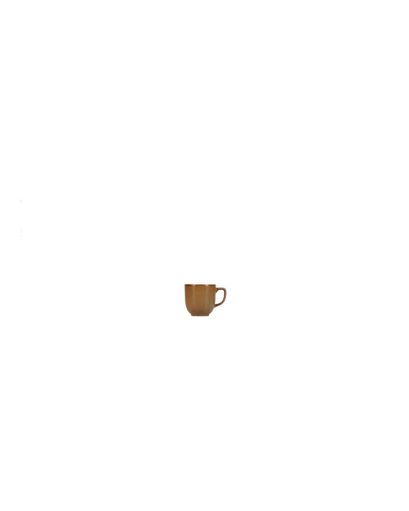 Ovio Mokkatasse aus Porzellan mit 90 ml für Espresso, Dunkelbraun