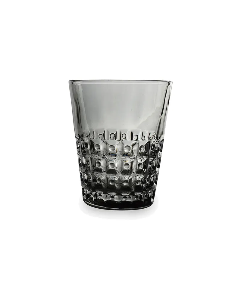 Oxo Glas mit strukturiertem Boden, 250 ml, Grau