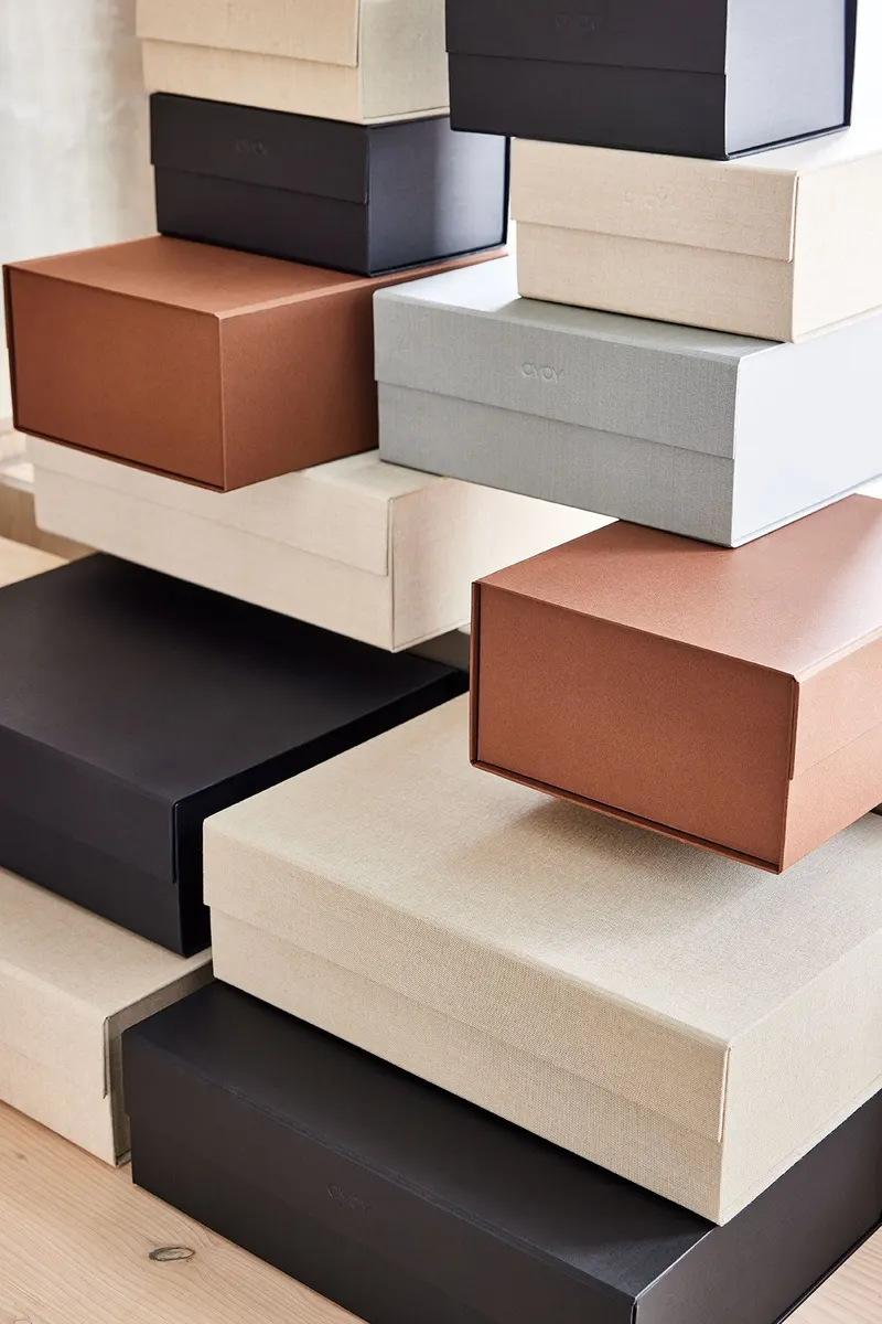 Aufbewahrungsbox Hako im A3-Format, OYOY Living, Clay Melange, Ansicht 3