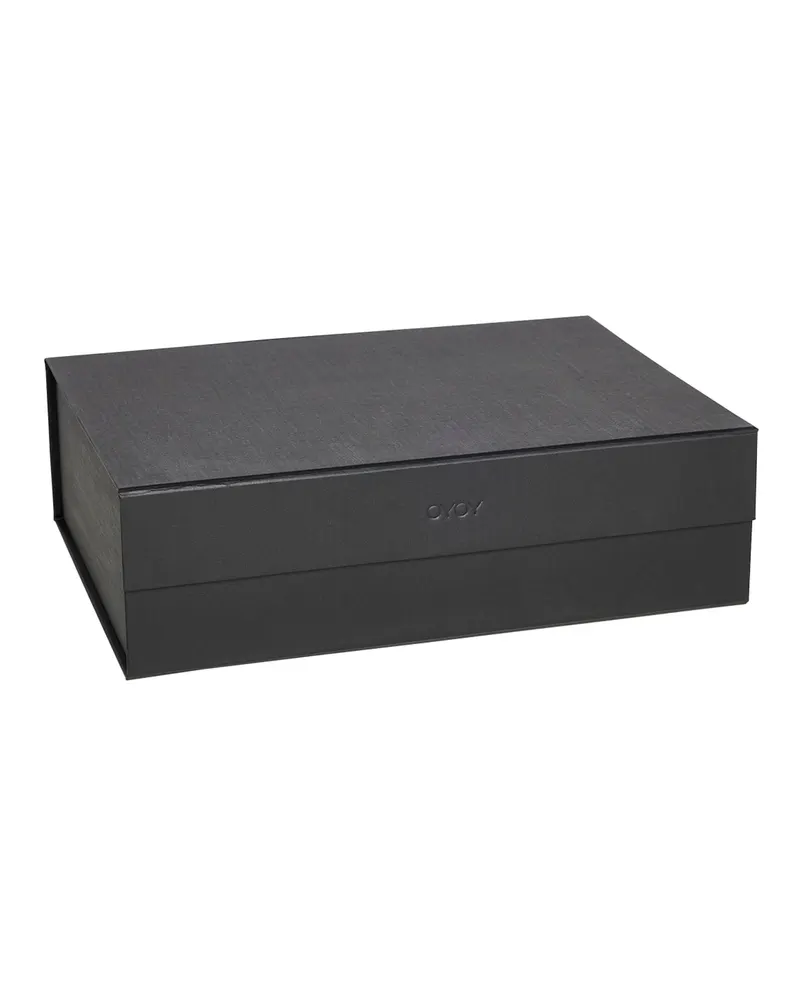 Aufbewahrungsbox Hako im A3-Format, OYOY Living, Schwarz, Ansicht 1
