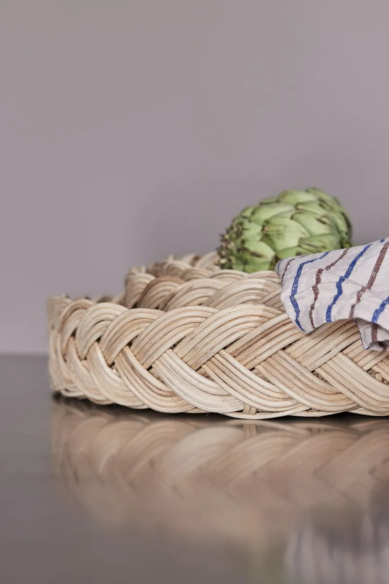 Brotkorb Maru aus Rattan von OYOY Living, Natur, Mittel, Ansicht 3