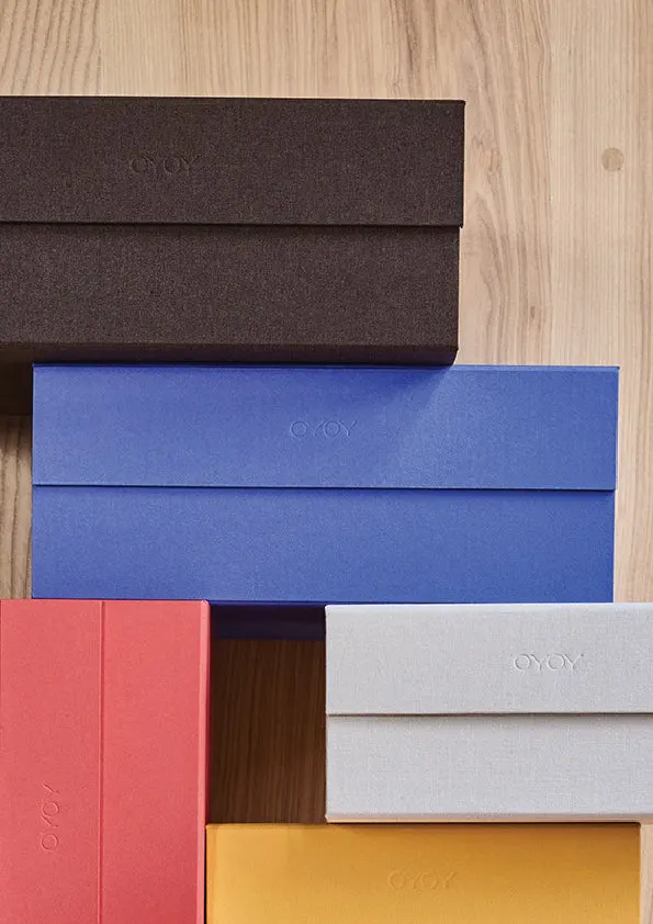 Hako A4-Aufbewahrungsbox von OYOY Living, Optikblau, A4, Ansicht 3