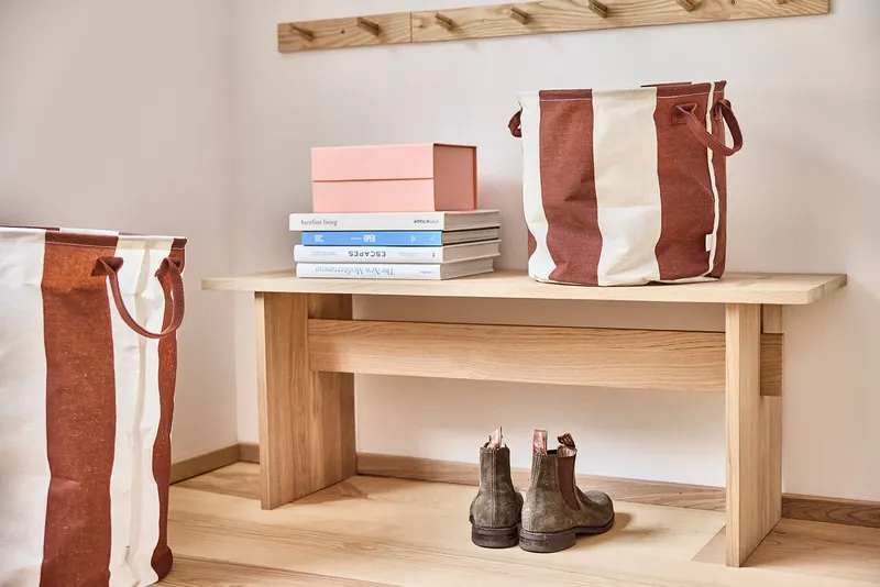 OYOY Living Hako Aufbewahrungsbox A5 im japanisch inspirierten Design, Koralle, Ansicht 2