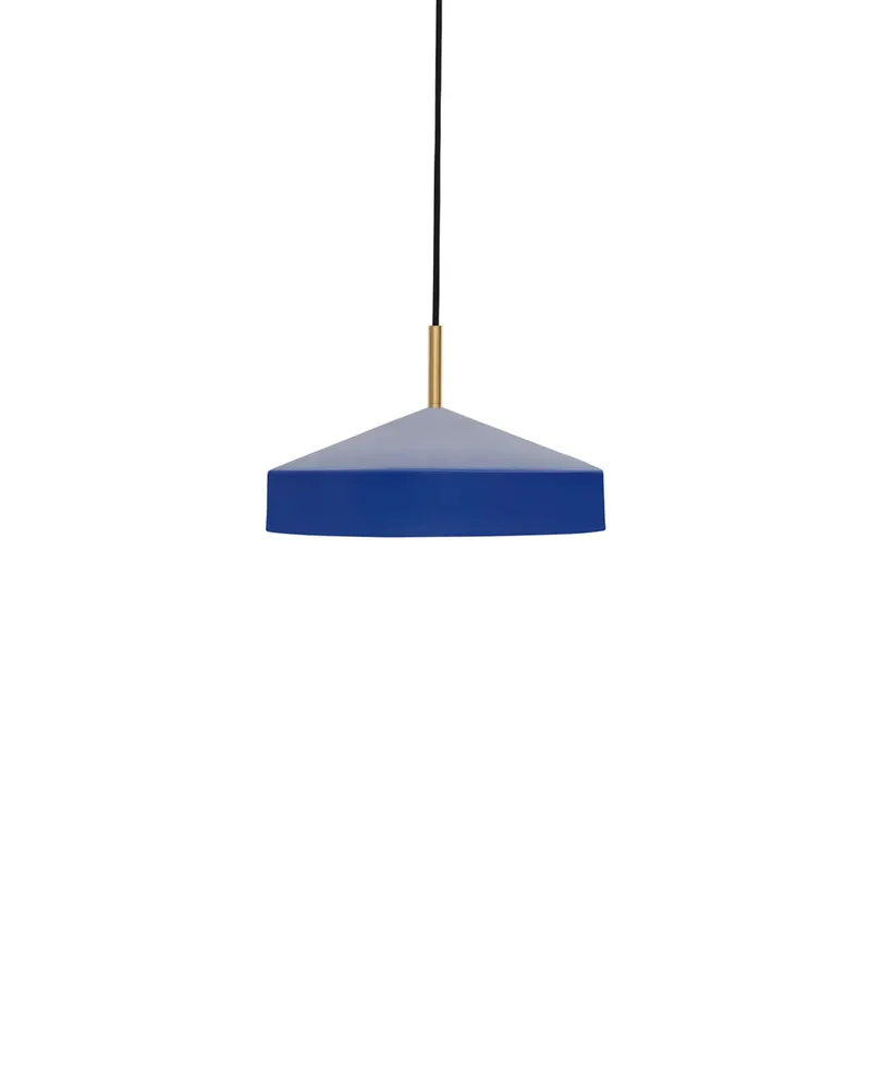 OYOY Hatto Hängeleuchte aus pulverbeschichtetem Metall, OYOY Living, Optic Blue, Ø 30 × H 18 cm, Ansicht 1